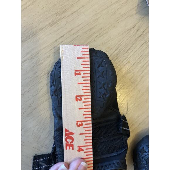 Dog Shoes Large All Weather Hot Surfaces Snow Cold Waterproof Black True Love - Picture 5 of 9